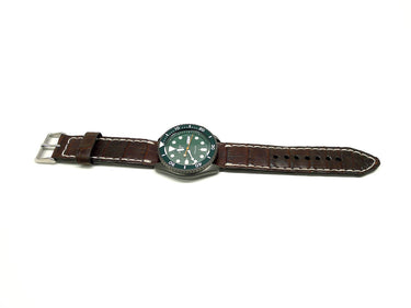 Full view of Kekee Alligator Watch Strap 22mm by Da Luca Straps