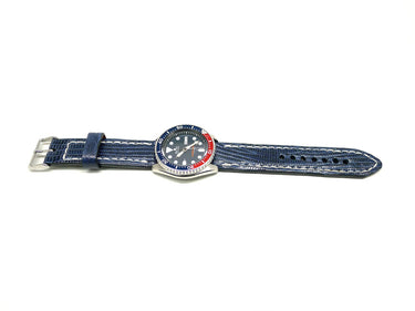 Full view of Khaenan Lizard Watch Strap 22mm by Da Luca Straps