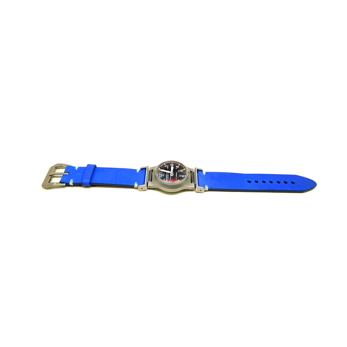 Full view of Kippi Watch Strap 22mm by Da Luca Straps