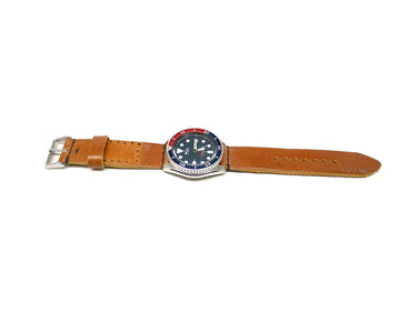Full view of Kompor Watch Strap 22mm by Da Luca Straps