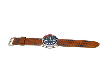 Full view of Krisch Watch Strap 22mm by Da Luca Straps