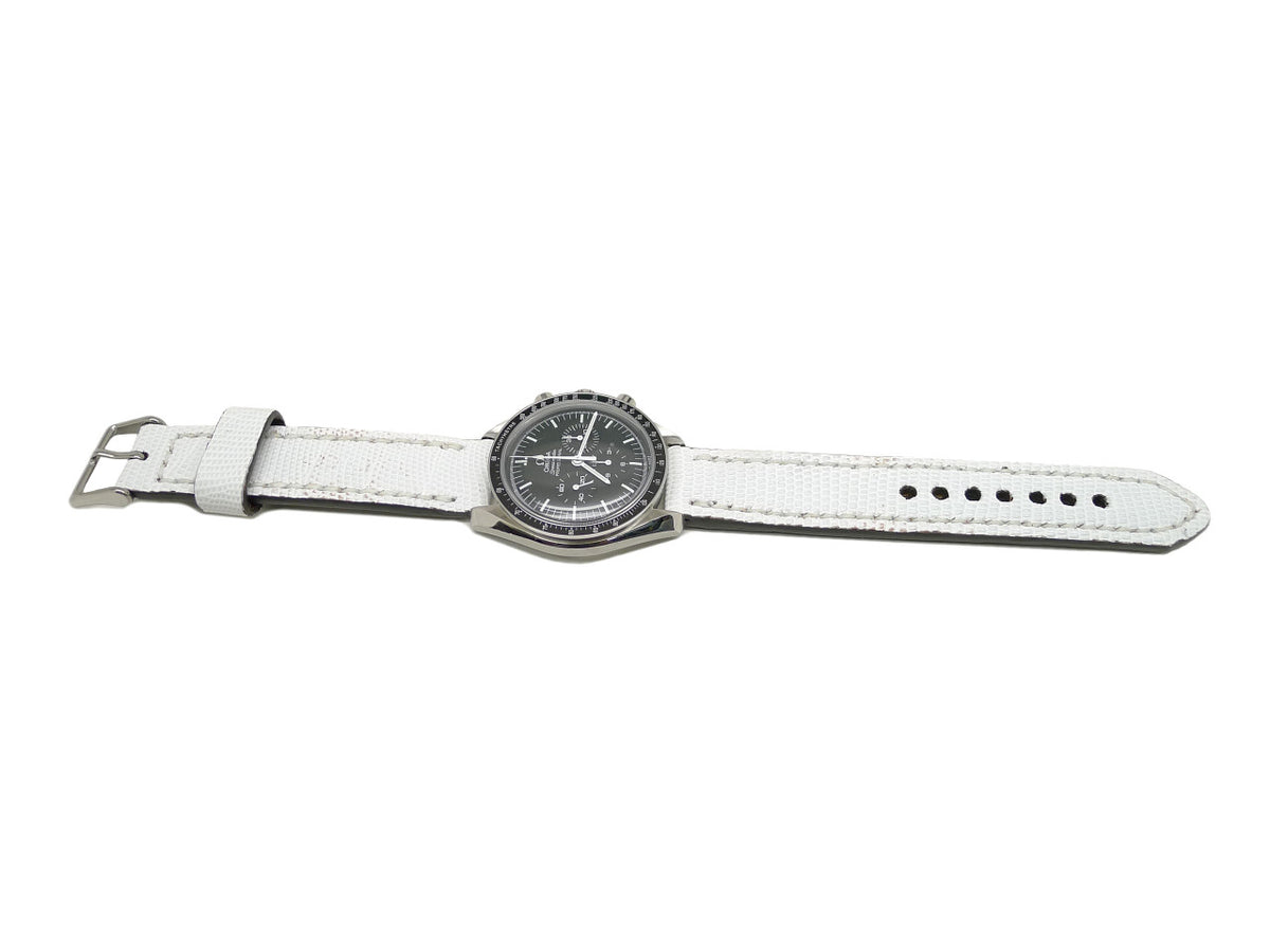 Full view of Kuzki Lizard Watch Strap 20mm by Da Luca Straps
