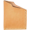 Handmade Angle Wallet Made From Genuine Horween Natural Essex Leather by DaLuca Straps.