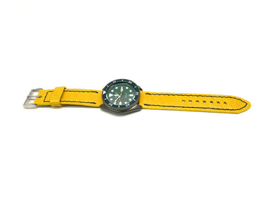 Full view of Mendathu Lizard Watch Strap 22mm by Da Luca Straps