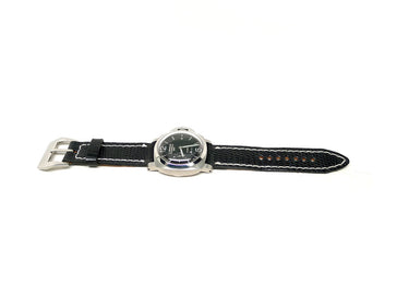 Full view of Menno Lizard Watch Strap 24mm by Da Luca Straps