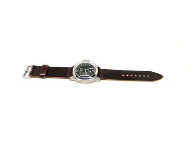 Full view of Mheno Watch Strap 24mm by Da Luca Straps