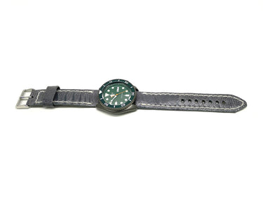 Full view of Moonbeo Lizard Watch Strap 22mm by Da Luca Straps