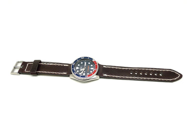 Full view of Mwaun Watch Strap 22mm by Da Luca Straps