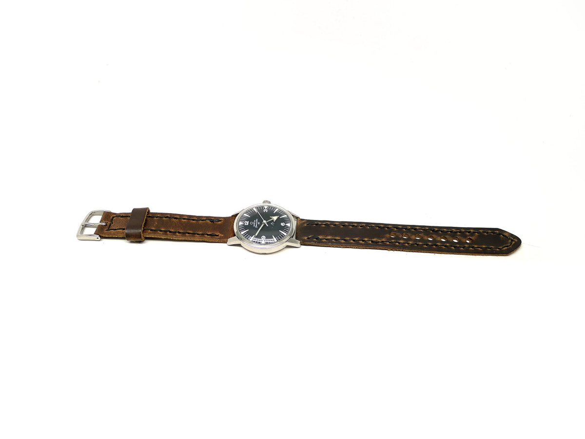 Full view of Pflugel Watch Strap 18mm by Da Luca Straps