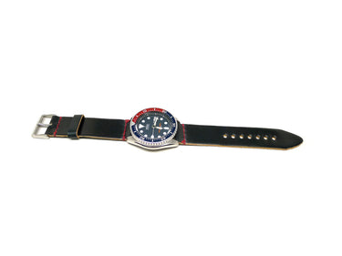 Full view of Planeteli Watch Strap 22mm by Da Luca Straps