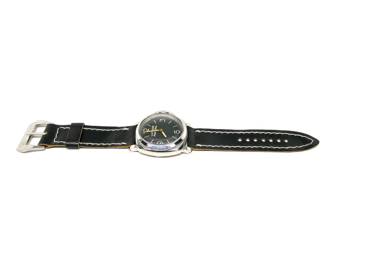 Full view of Pleshey Watch Strap 26mm by Da Luca Straps
