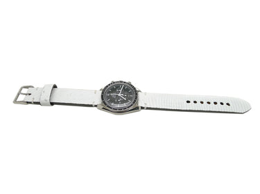 Full view of Ploumpi Lizard Watch Strap 20mm by Da Luca Straps