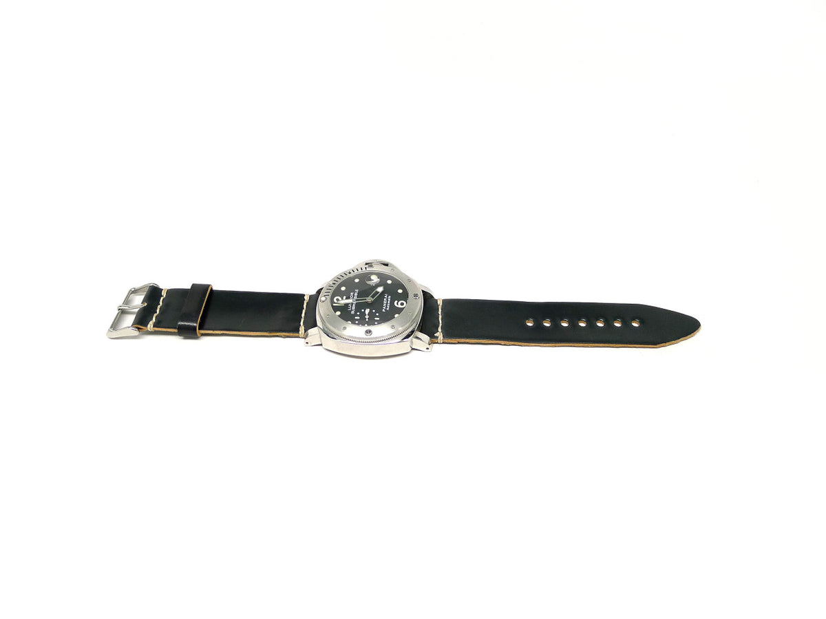 Full view of Pounce Watch Strap 24mm by Da Luca Straps