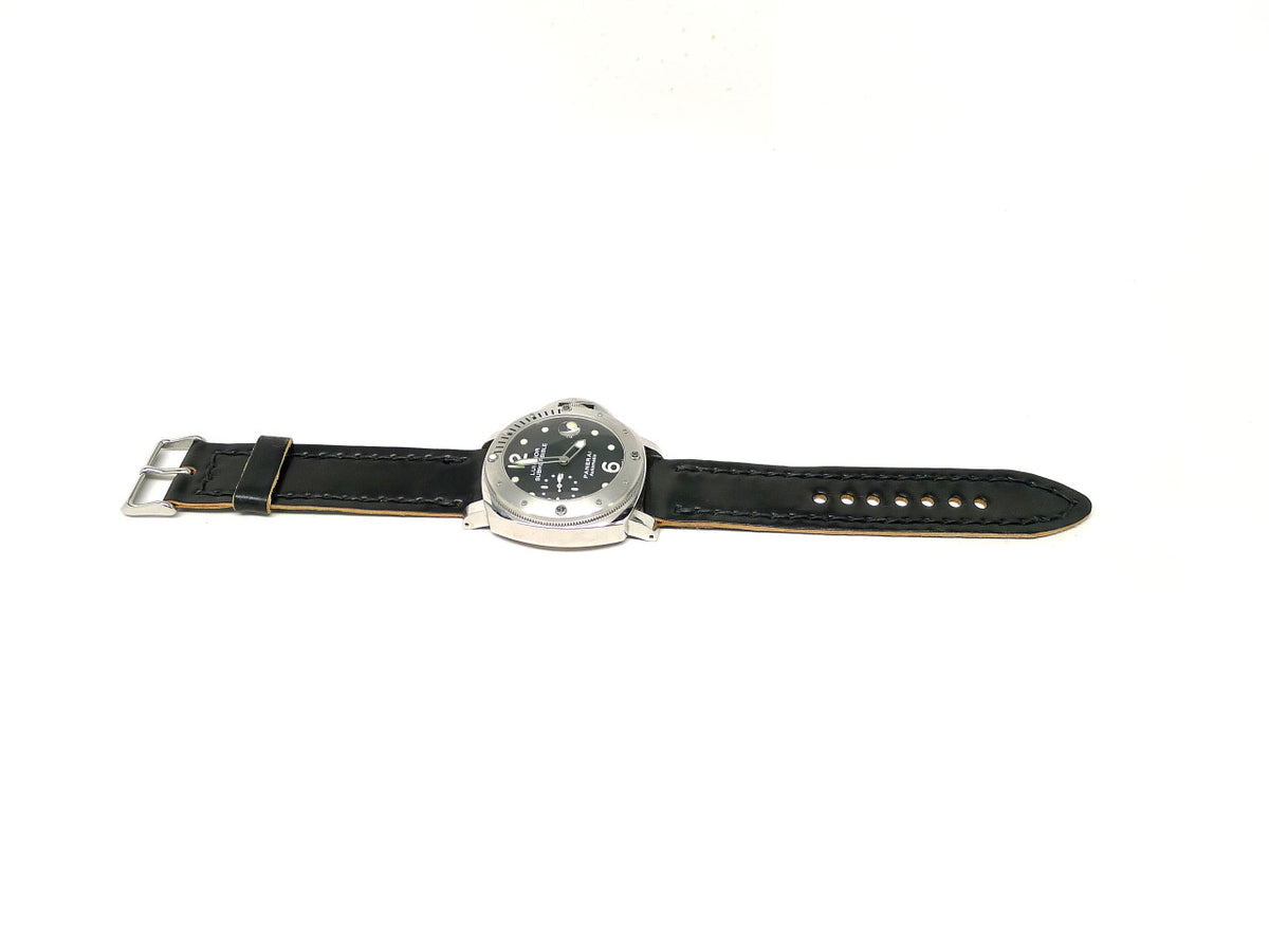 Full view of Prinche Watch Strap 24mm by Da Luca Straps