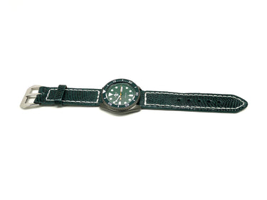 Full view of Purtati Lizard Watch Strap 22mm by Da Luca Straps