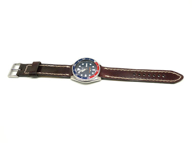 Full view of Seesaur Watch Strap 22mm by Da Luca Straps