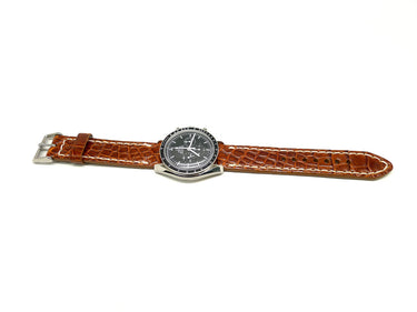 Full view of Seffenth Alligator Watch Strap 20mm by Da Luca Straps