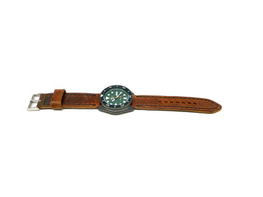 Full view of Seuchini Watch Strap 22mm by Da Luca Straps
