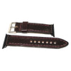 Shell Cordovan Apple Strap Color 8 Black Adapter By DaLuca Straps.