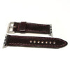 Shell Cordovan Apple Strap Color 8 Silver Adapter By DaLuca Straps.