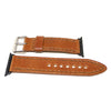 Shell Cordovan Apple Strap Natural Black Adapter By DaLuca Straps.