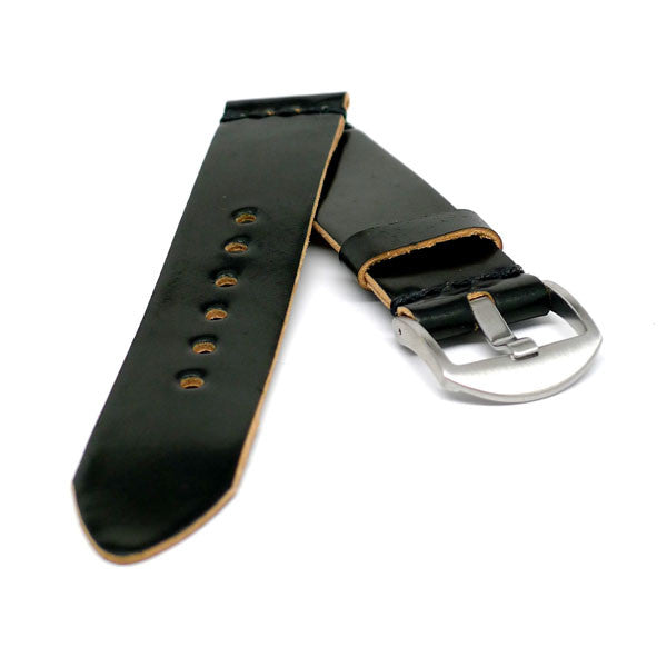 Shell Cordovan Black Watch Band By DaLuca Straps.