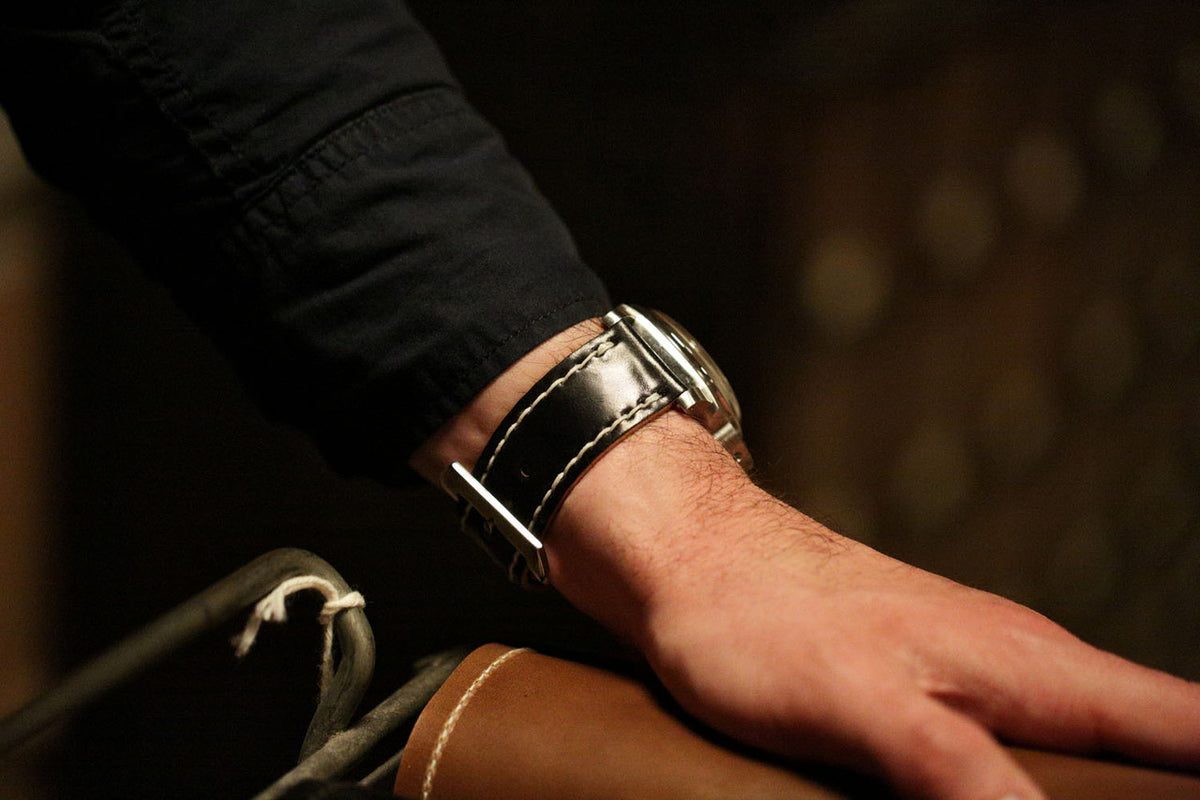 Shell Cordovan Watch Band Custom Made In The USA By DaLuca Straps.