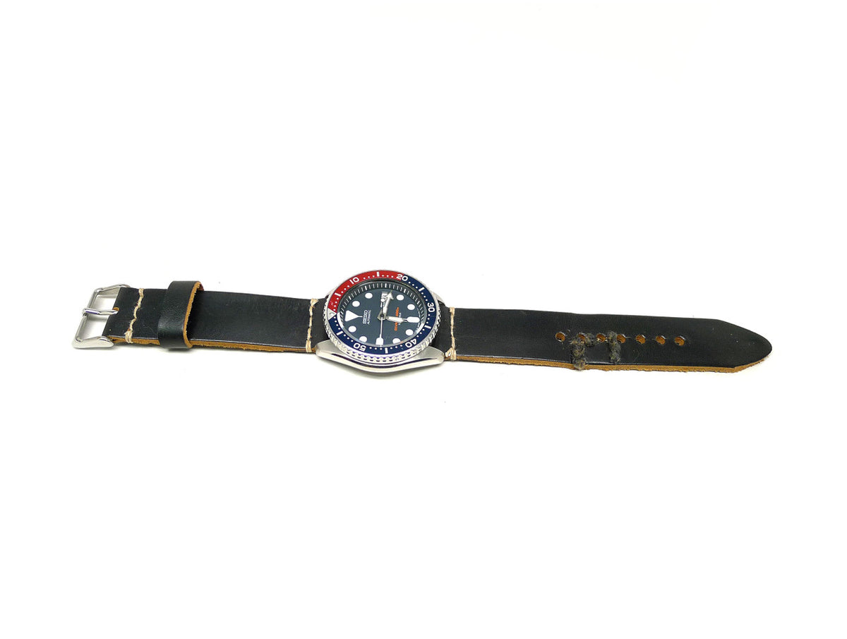 Full view of Spechl Watch Strap 22mm by Da Luca Straps