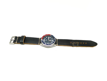 Full view of Spechl Watch Strap 22mm by Da Luca Straps
