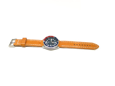 Full view of Telepatic Watch Strap 22mm by Da Luca Straps