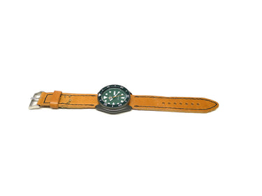 Full view of Theircz Watch Strap 22mm by Da Luca Straps