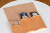A Handmade Travel Watch Case From Genuine Horween Natural Essex Leather By DaLuca Straps.
