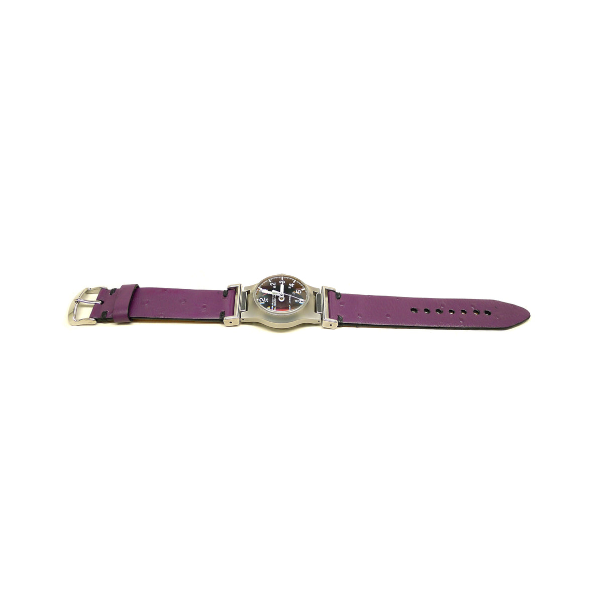 Full view of Urpple Watch Strap 22mm by Da Luca Straps