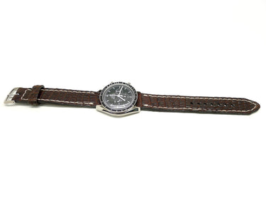 Full view of Utmiro Alligator Watch Strap 20mm by Da Luca Straps