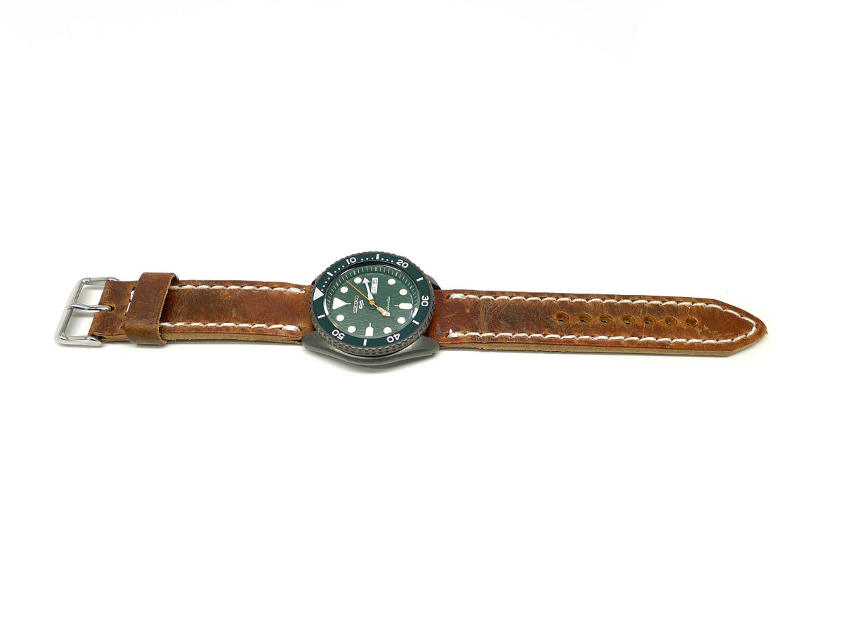 Full view of Vonfreund Watch Strap 22mm by Da Luca Straps