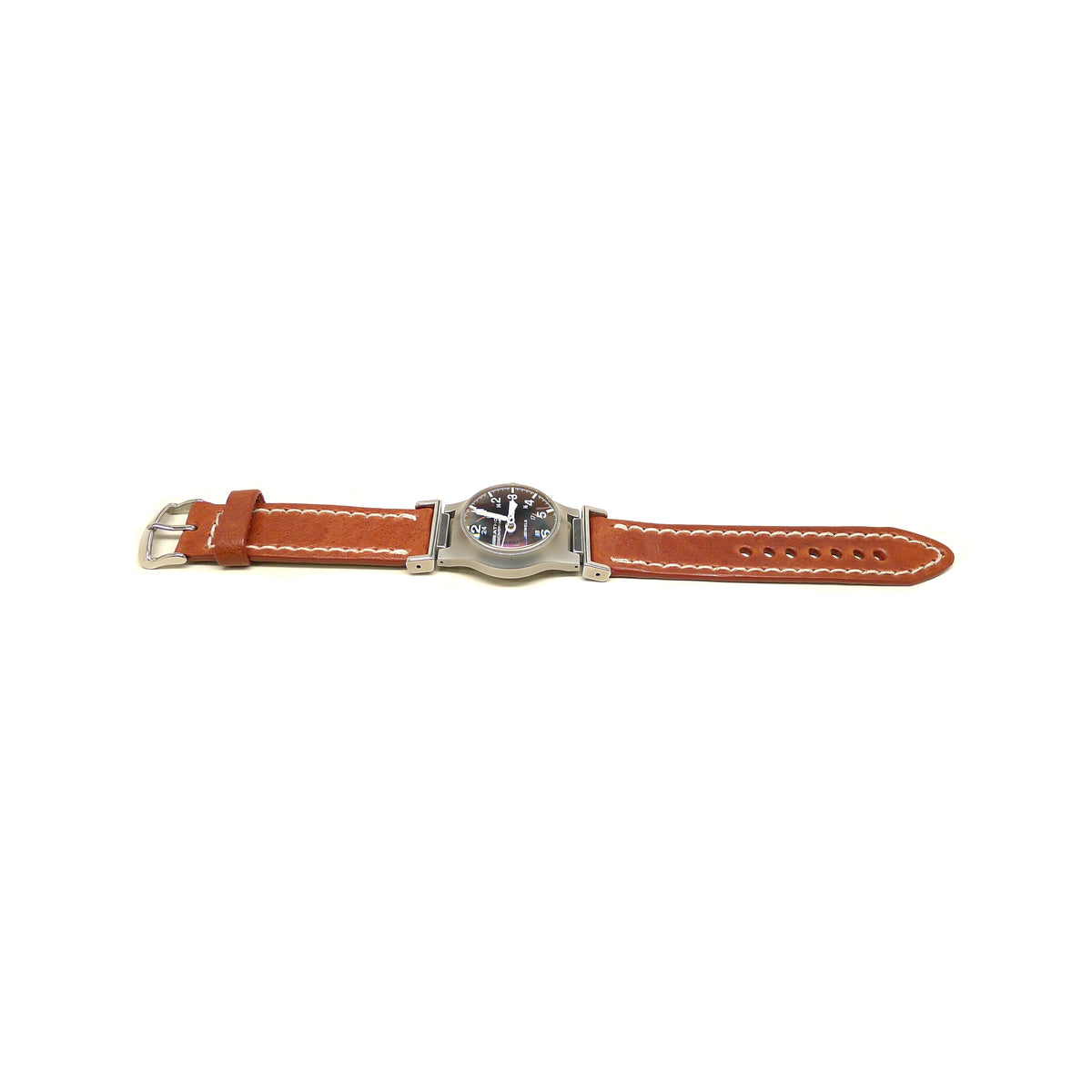 Full view of Vyzun Watch Strap 22mm by Da Luca Straps