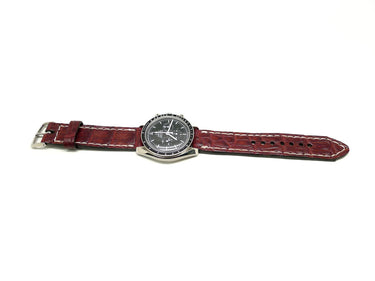 Full view of Weinsaup Alligator Watch Strap 20mm by Da Luca Straps