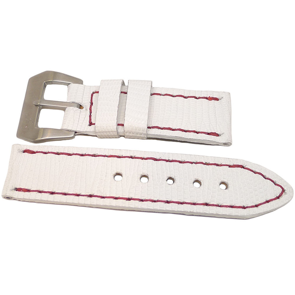 White Lizard Watch Band By DaLuca Straps.