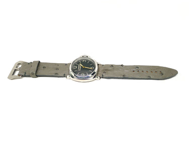 Full view of Yinkster Ostrich Watch Strap 26mm by Da Luca Straps