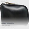 DA LUCA Leather Zip Wallet - Black Chromexcel (Black Zipper). Official product film with readable details. #Color_Black Chromexcel (Wlt-zip)