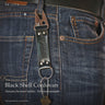 DA LUCA Leather V2 Key Chain - Black Shell Cordovan (Polished). Official product film with readable details. #Color_Black Shell Cordovan (Key-Pol)
