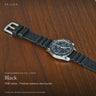 DA LUCA FKM Rubber Diver Cousteau Watch Strap - Black. Official product film with readable details. #Color_Black (Fkm-Cous)