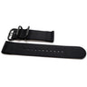 Two Piece Ballistic Nylon Watch Strap Black PVD By DaLuca Straps.
