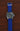 Braided Nylon Perlon Watch Strap Blue Polished Buckle Main By DaLuca Straps.