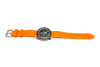 DaLuca Straps Adventurer Rubber FKM Watch Strap Orange Full