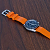 DaLuca Straps Adventurer Rubber FKM Watch Strap Orange Lifestyle