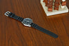 Cousteau Rubber FKM Watch Strap In Black By DaLuca Straps.
