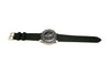 Full Scope Of A Racer Rubber FKM Watch Strap In Black by DaLuca Straps.