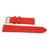 Racer Rubber FKM Watch Strap In Red by DaLuca Straps.