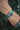 Braided Nylon Perlon Watch Strap Green PVD Buckle By DaLuca Straps.